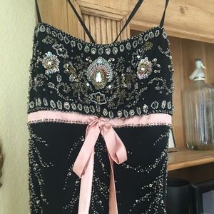 Beautiful Black Beaded Sue Wong dress.